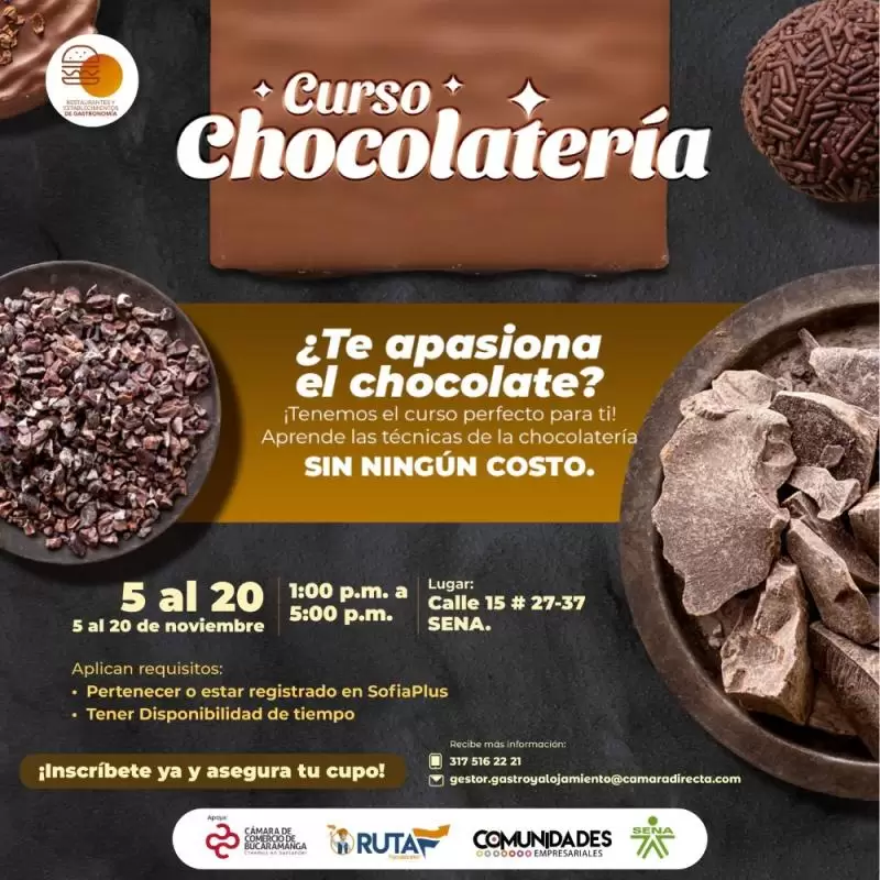 Empresario Ruta F ¿Te apasiona trabajar con el chocolate?