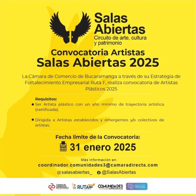 ¡Nuestra Agenda Cultural 2025 te espera!  Artista plástico, esta es tu oportunidad para brillar. ¡Postúlate ahora!